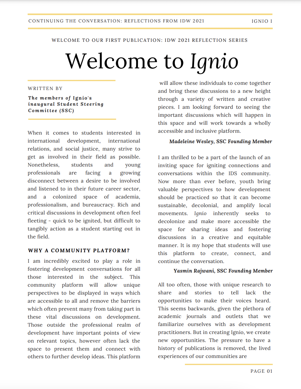 Why a Community Platform?